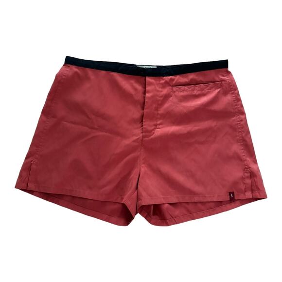 Royal Robbins hiking outdoor travel shorts red- orange color size 10 - Picture 1 of 10